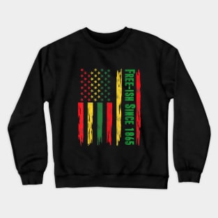 juneteenth flag 2023 Crewneck Sweatshirt